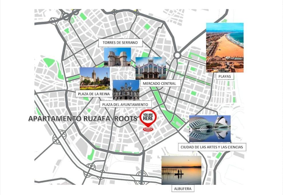 Apartment Ruzafa Roots, 12 Min To Centre, Smart Tv, Wine Valencia Exterior foto